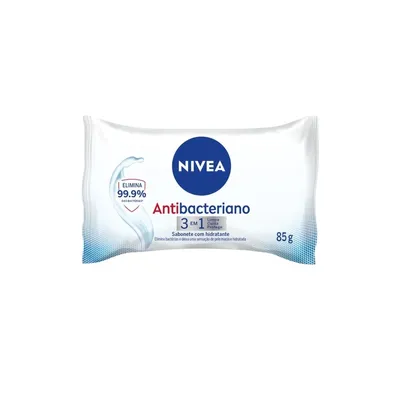 Sabonete em Barra Nivea Antibacteriano 3 em 1 85g